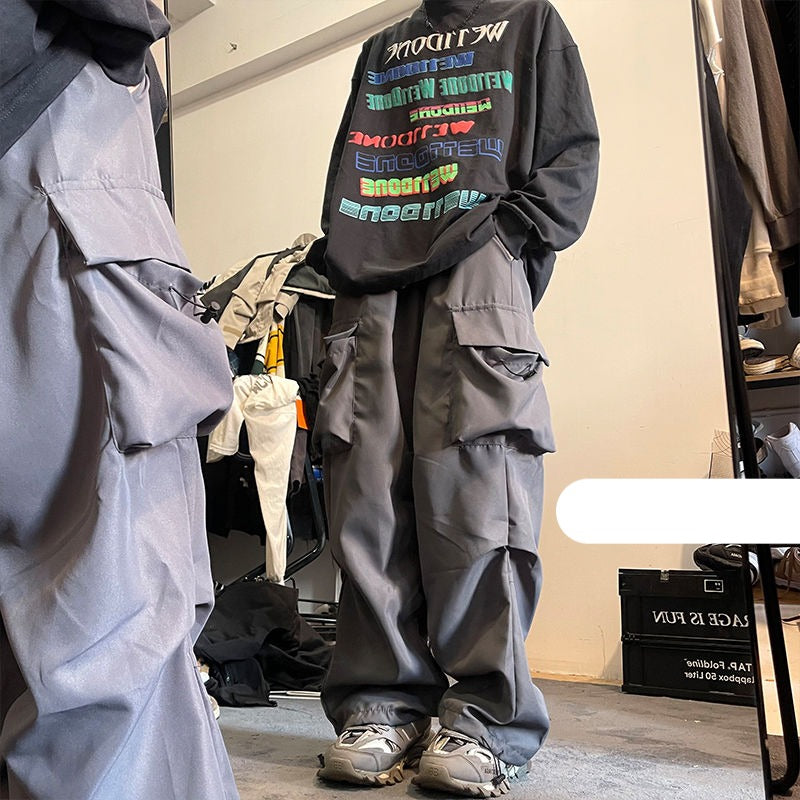 Pleated Cargo Pants