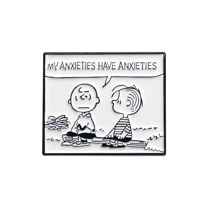 My Anxieties Have Anxieties Enamel Pin