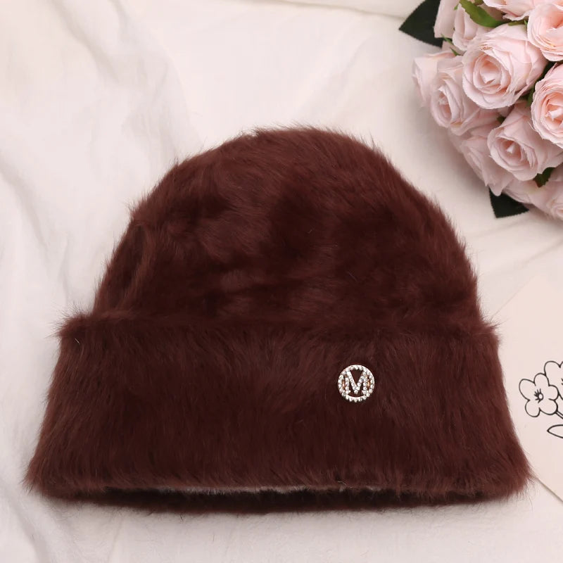 Rabbit Fur Beanies