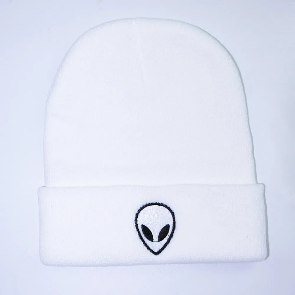 Alien Embroidered Beanie