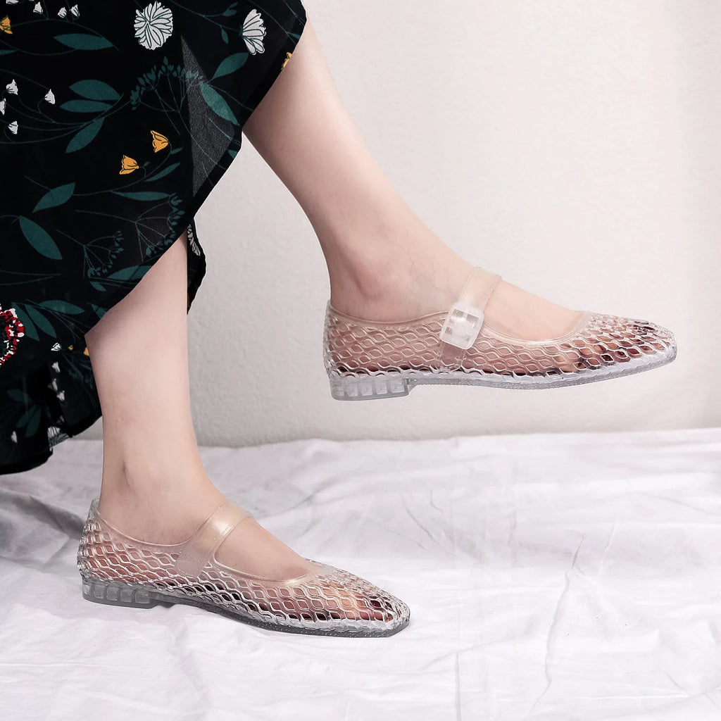 Buckled Jelly Shoes