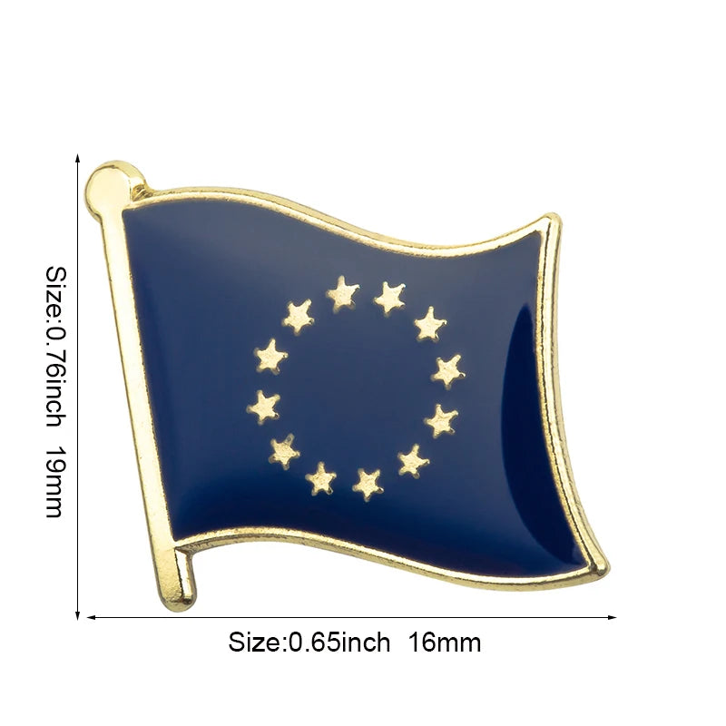 Countries Flag Lapel Pin