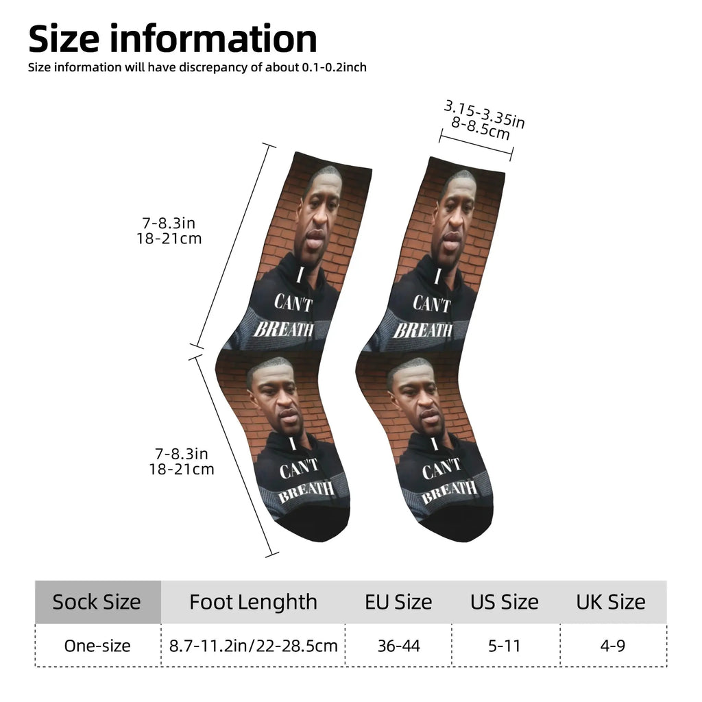 I Cant Breathe Socks