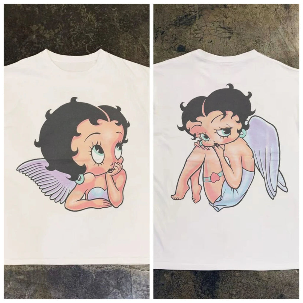 Betty Boop American Short-sleeved Tee