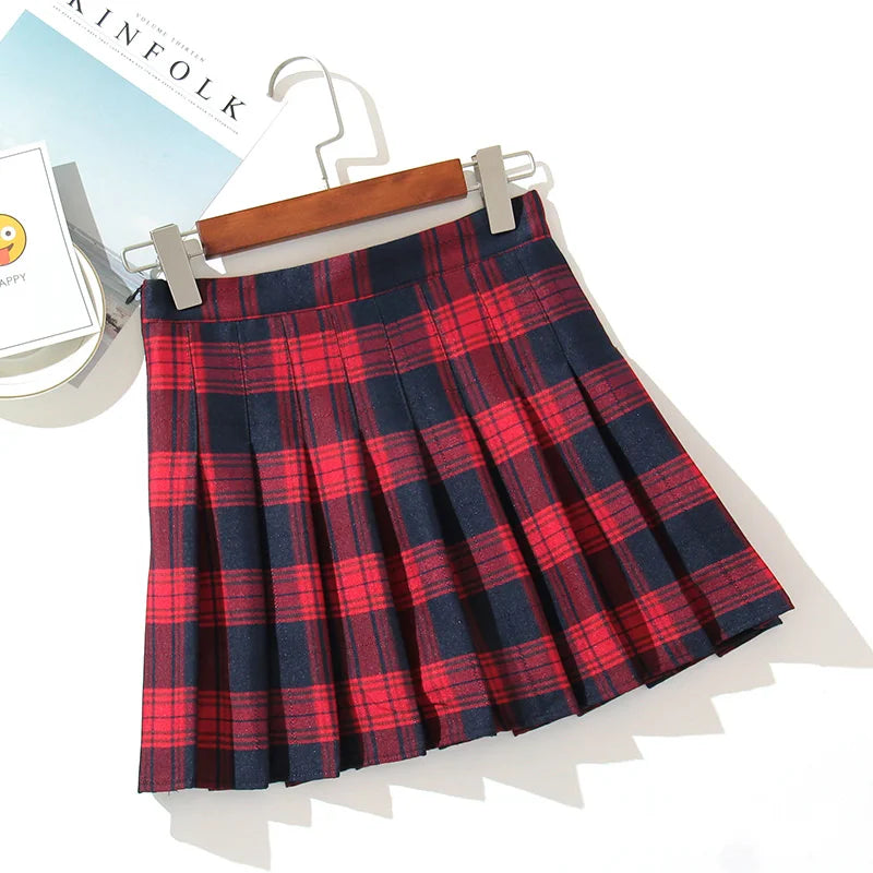 Plaid Mini Skirt