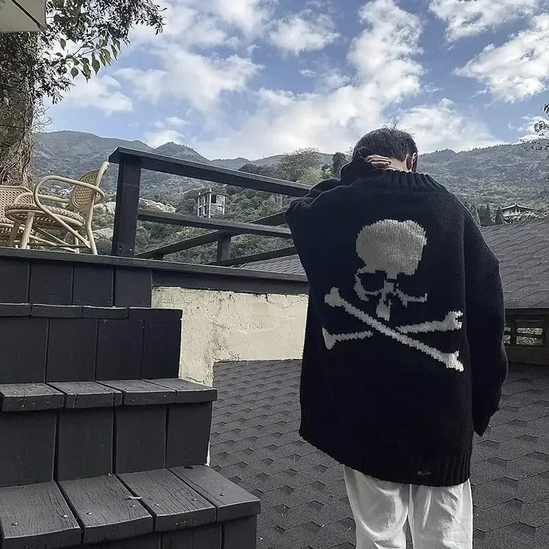 Skull & Cross Bones Knitted Sweater
