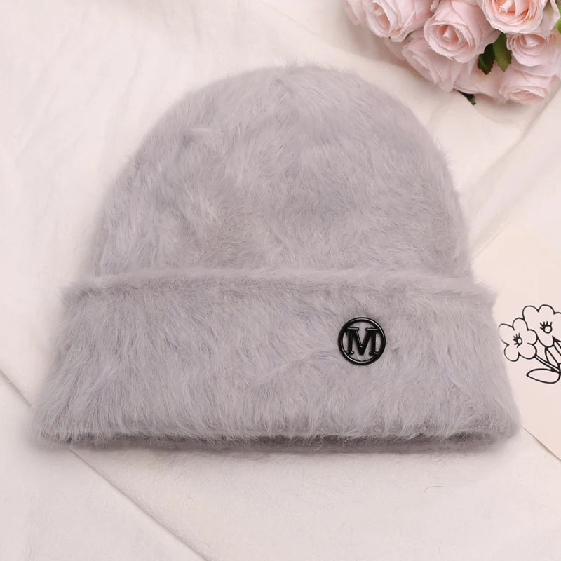 Rabbit Fur Beanies