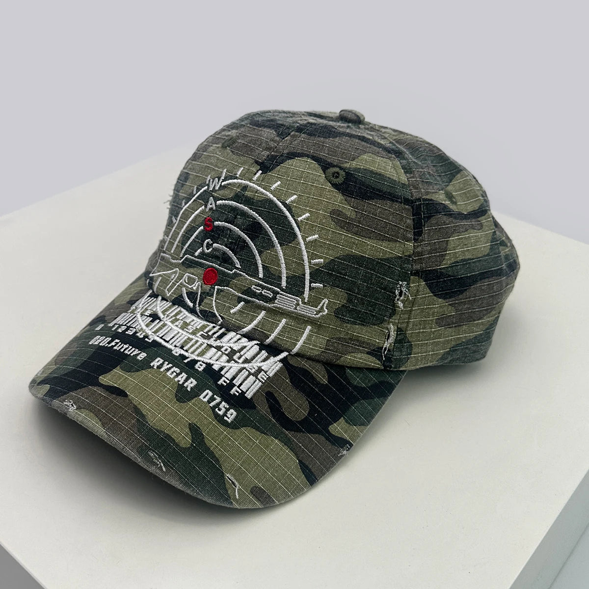 Bull's-eye Cross Embroidery Hat