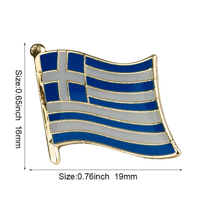Countries Flag Lapel Pin