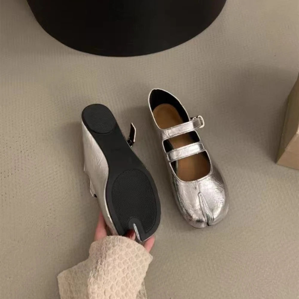 Mary Janes Tabi Flat Soft Shoes (JPY Quality)