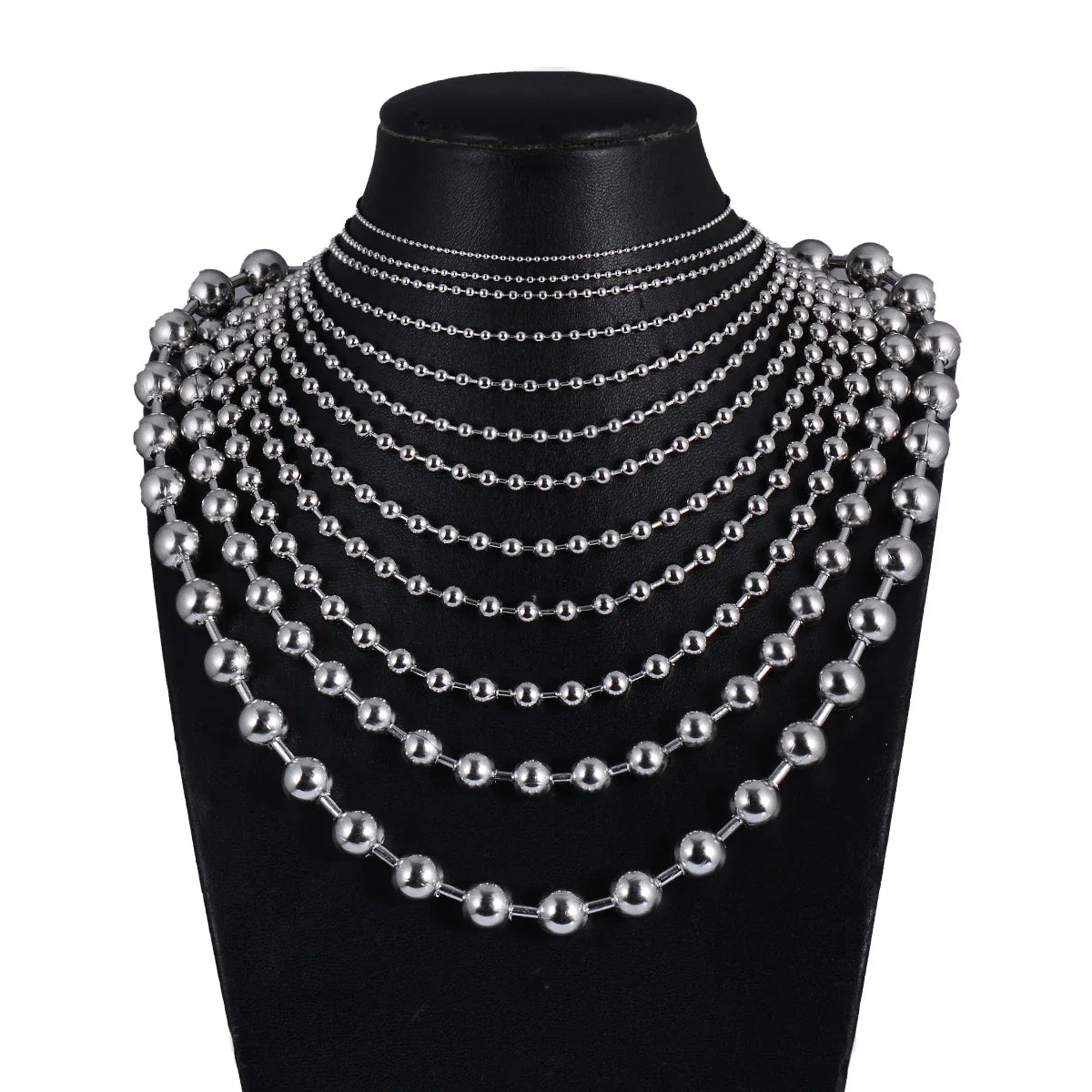 5pcs/lot 1.2mm-10mm Stainless Steel Ball Chain