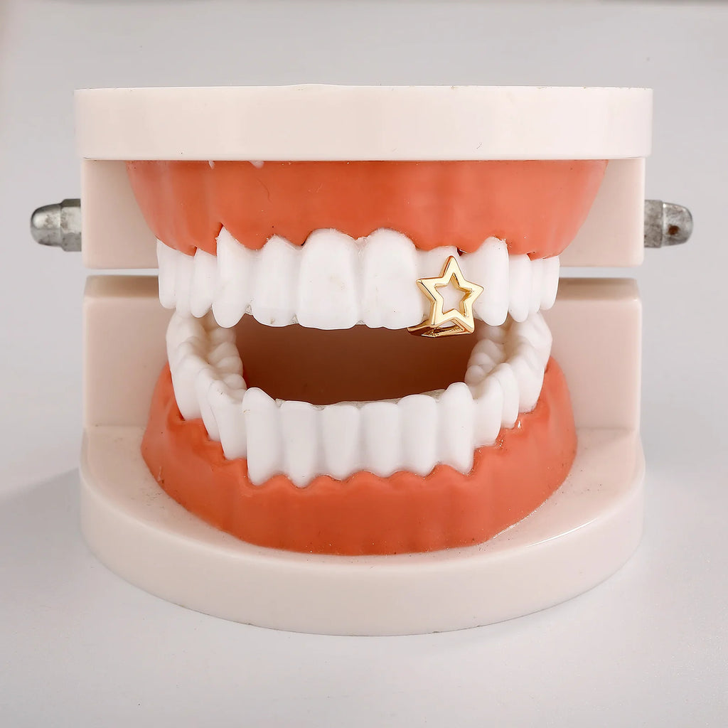 Hollow Star Grillz Teeth Caps
