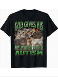 "God Gave Him The Strongest Warrior Autism" Tee