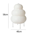 Japanese Akari Wabi-sabi Rice Paper Table Lamp
