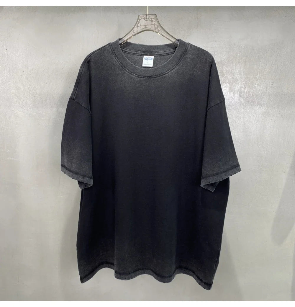 Vintage Distressed Gradient Tee