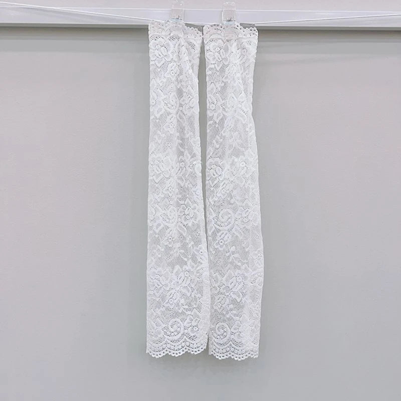 Ice Silk Lace Arm Sleeve