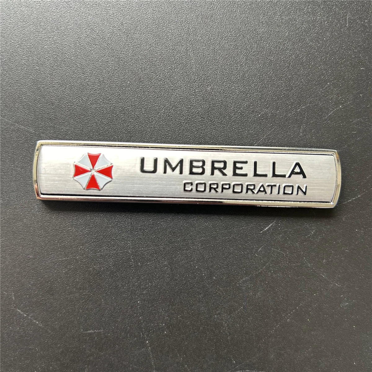 3D Aluminum alloy Umbrella corporation car sticker