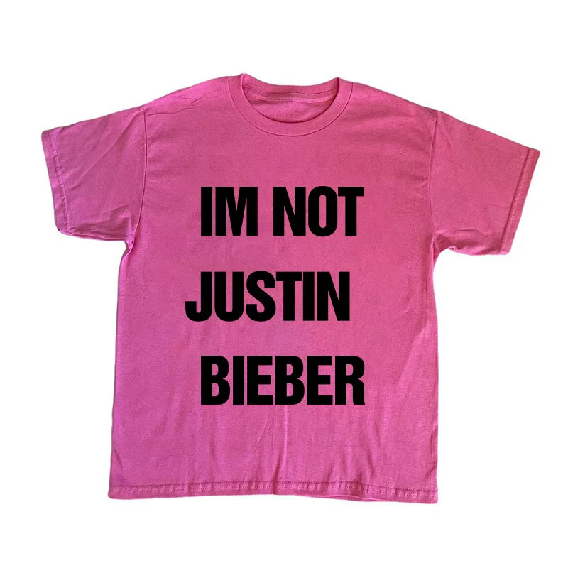 I'm Not Justin Bieber Tee