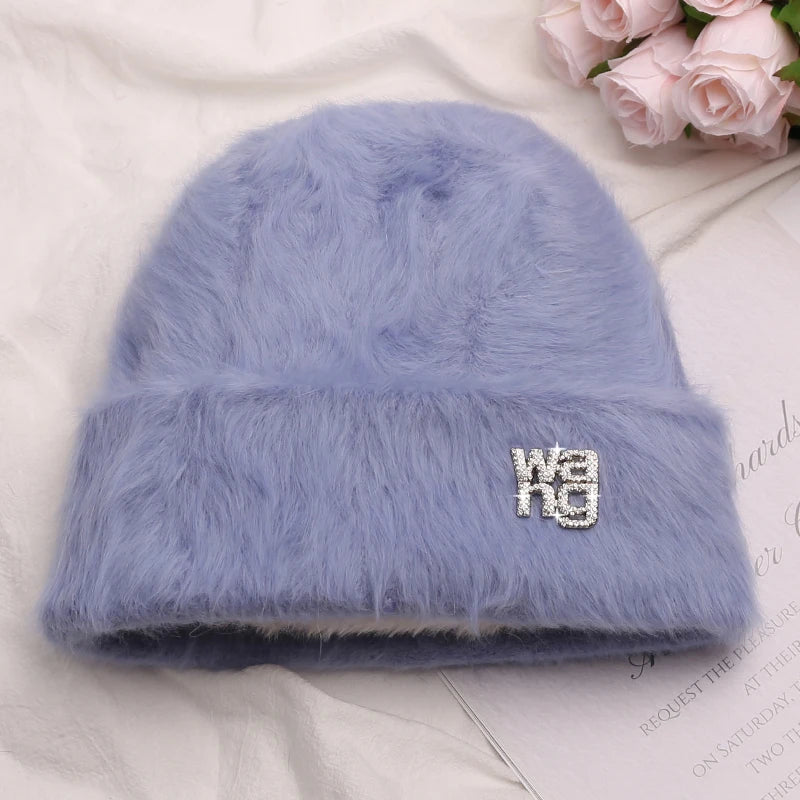 Rabbit Fur Beanies