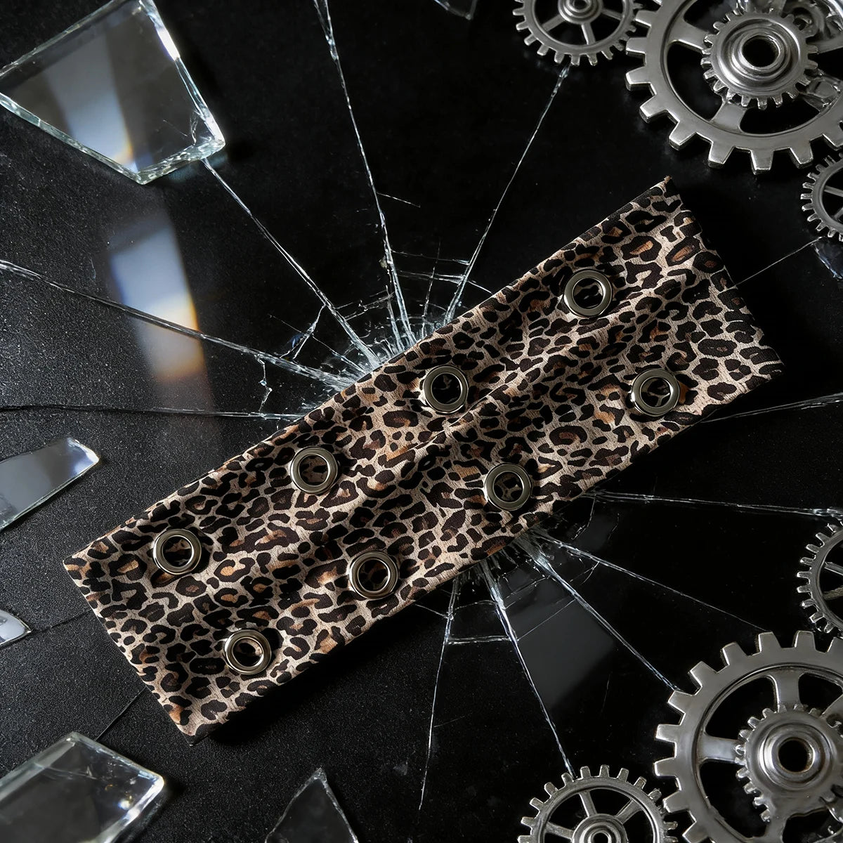 Hollowed Out Eyelets Wide Headband