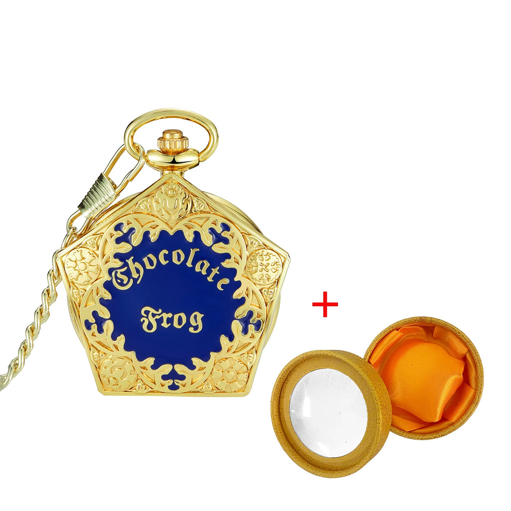 Chocolate Frog Quartz Pocket Watch