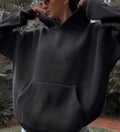Oversized Knitted Oversized Pullover Hoodie