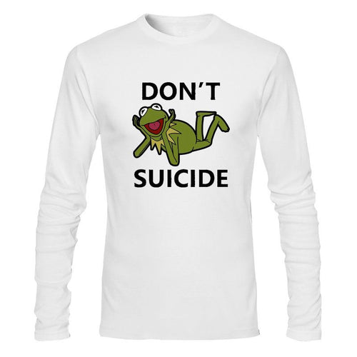 "Don't Suicide" Kermit Long Sleeve Shirt
