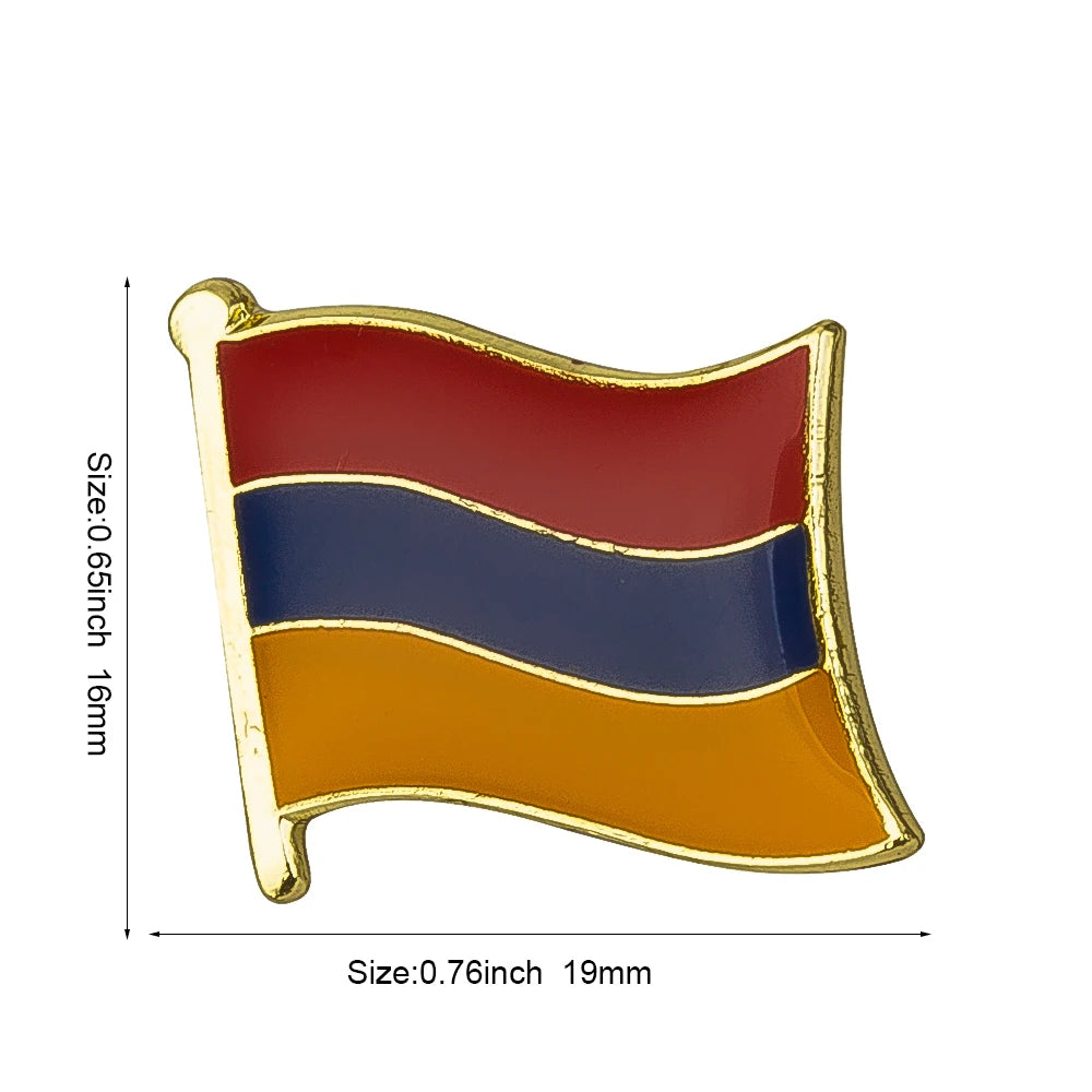 Countries Flag Lapel Pin