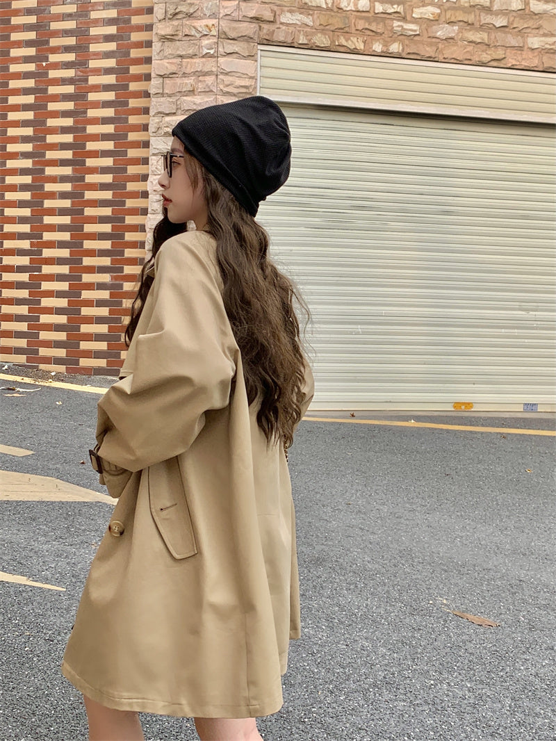 Safari Khaki Trench Coat