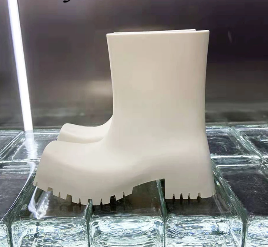 Square Toe Villain Platform Boots