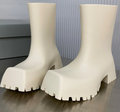 Square Toe Villain Platform Boots
