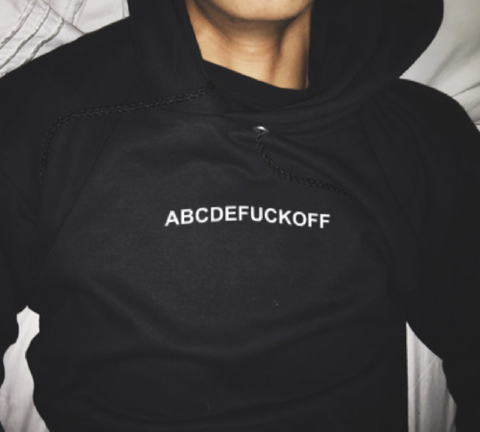 "Abcdefuckoff" Hoodie