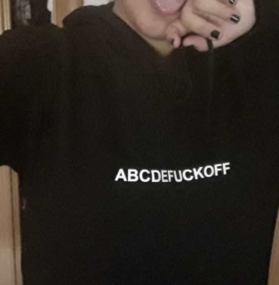 "Abcdefuckoff" Hoodie