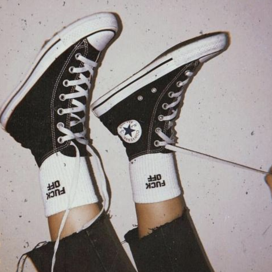 "IDGAF" Socks
