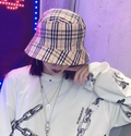 Brown Plaid Bucket Hat