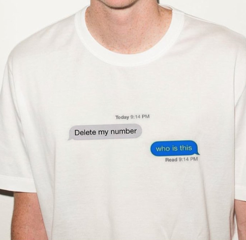 "Delete My Number" Tee