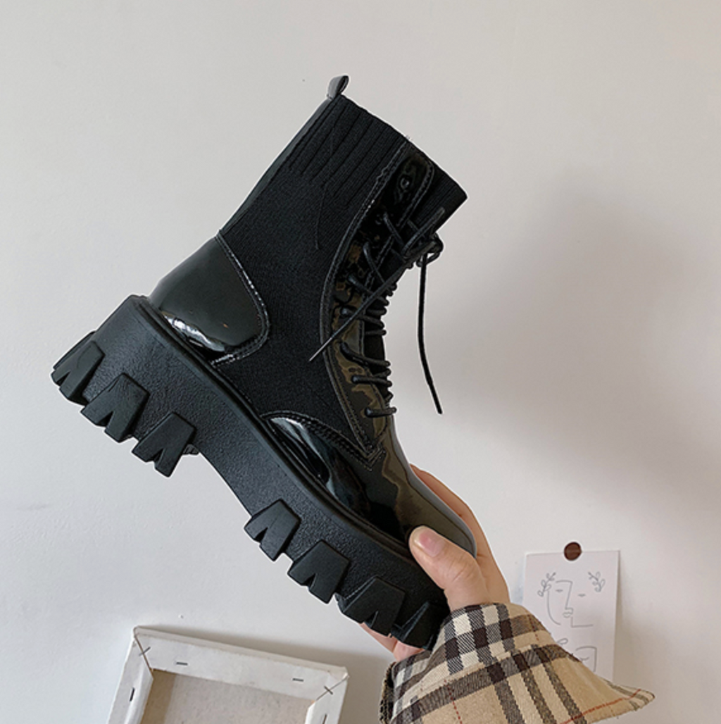 Platform Combat Boots