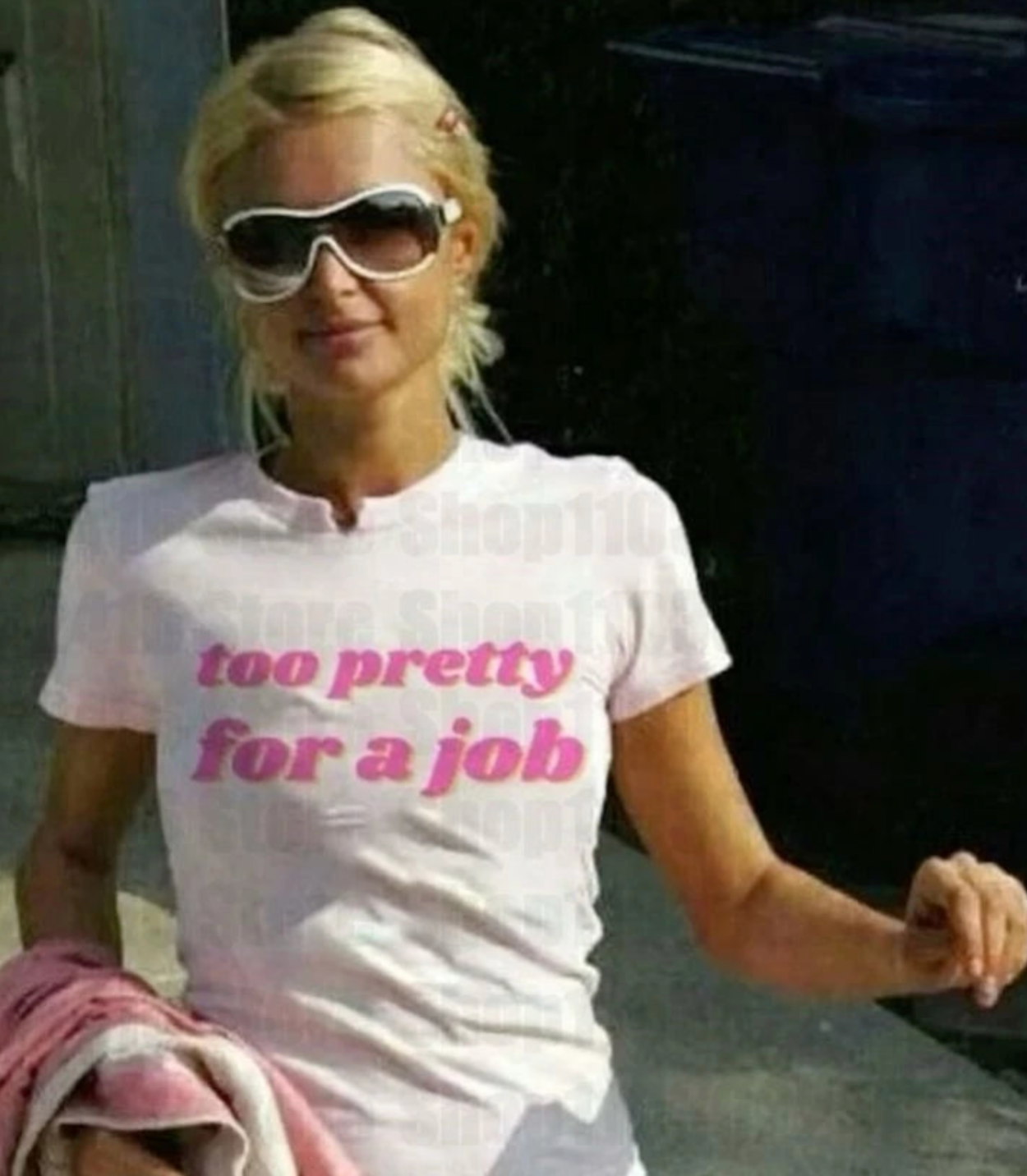 Too Pretty For A Job Cropped Top