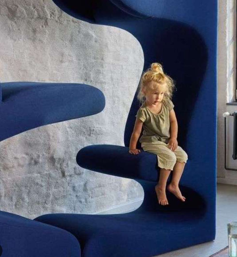 Modern Human Cat Tower Modular 3 Level Living Tower Sofa