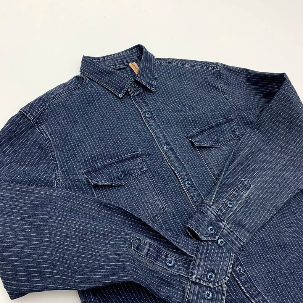 Japanese Denim Heavyweight Pure Cotton Work Shirt