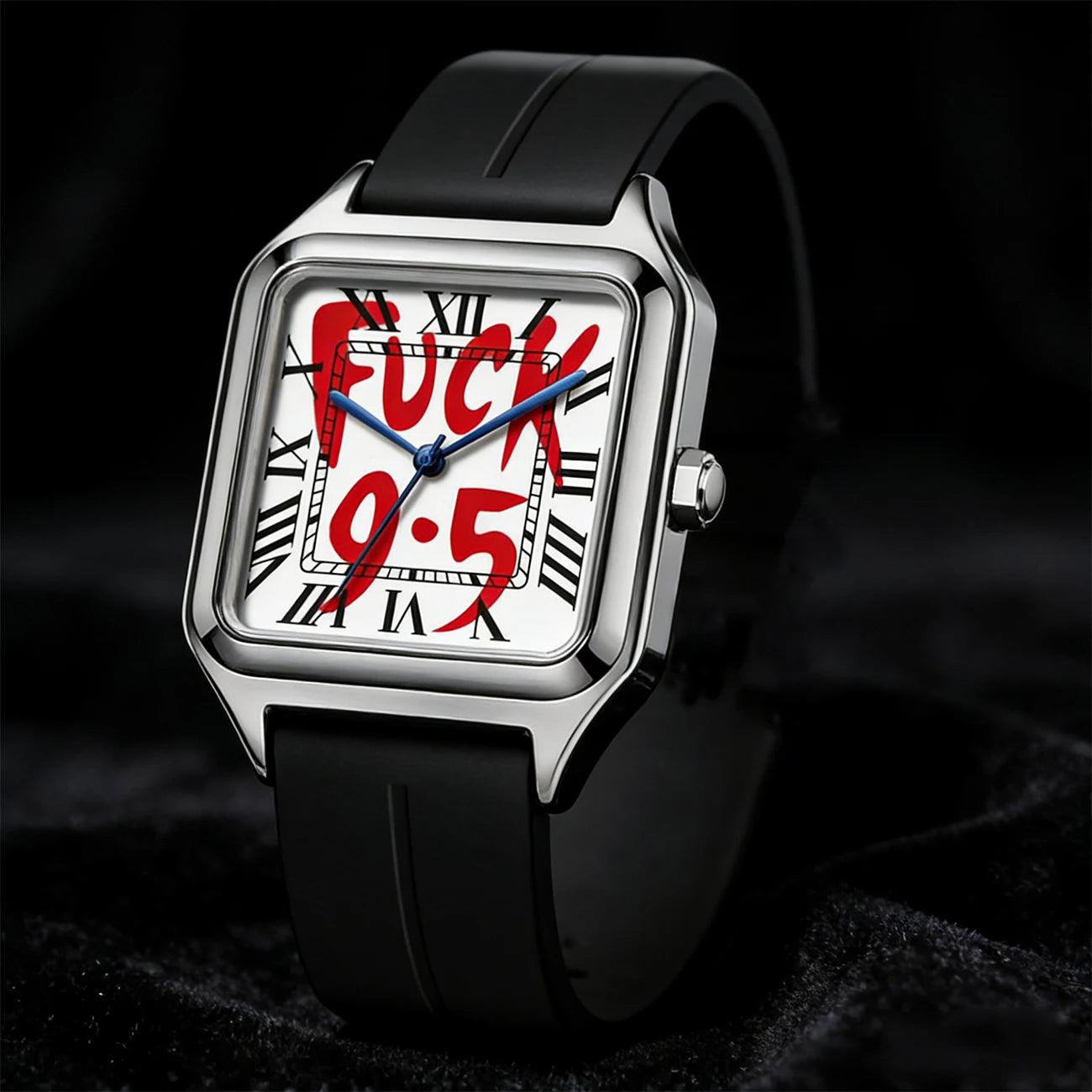 Fuck 9-5 Stainless Steel Quartz Watch