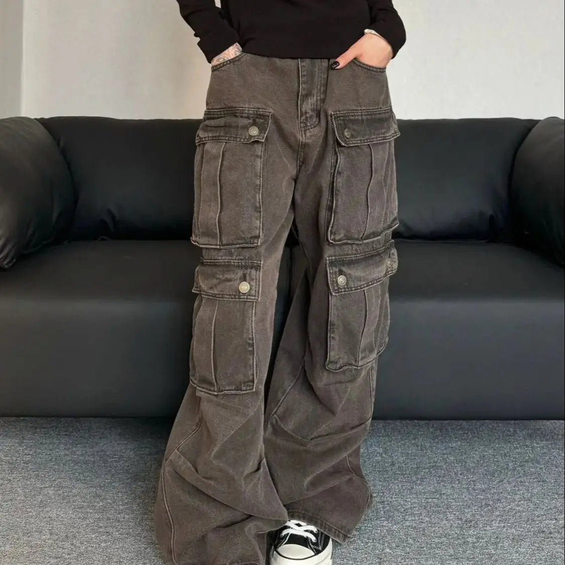 Harajuku Y2k Baggy Cargo Jeans