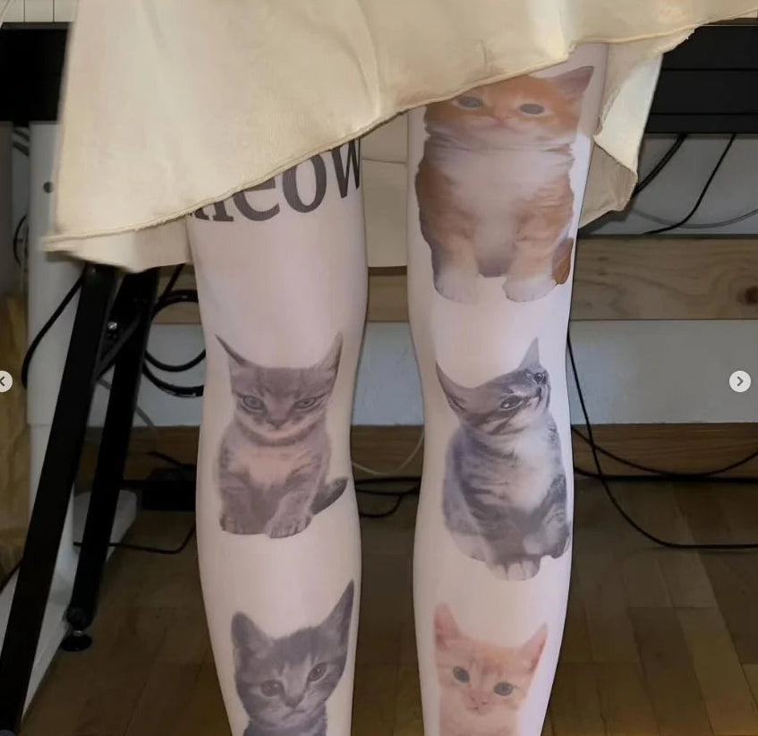 Cute Cat Long Socks