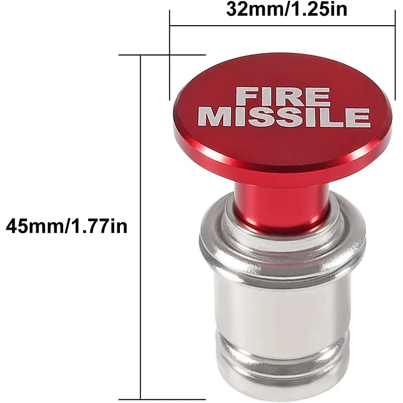 Fire Missiles Button Car Cigarette Lighter