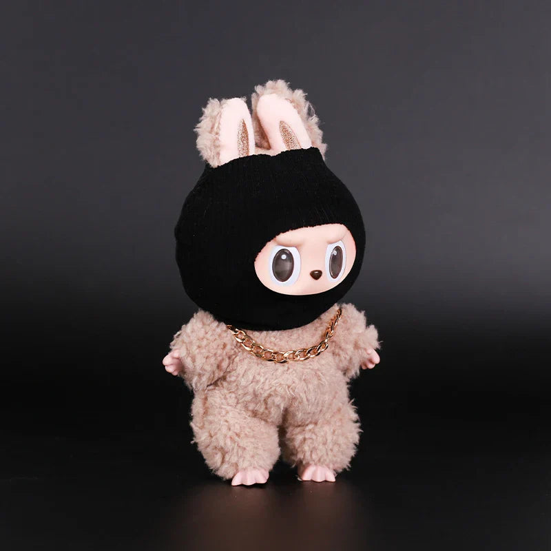Labubu Clothes: Ski Mask and Chain