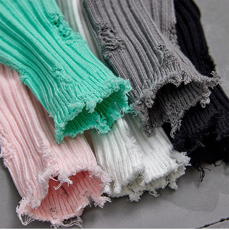 Distressed Hobo Socks