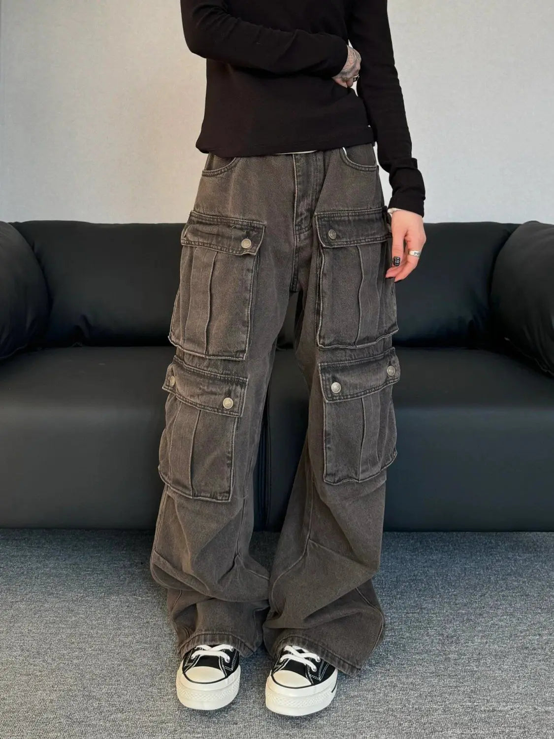 Harajuku Y2k Baggy Cargo Jeans