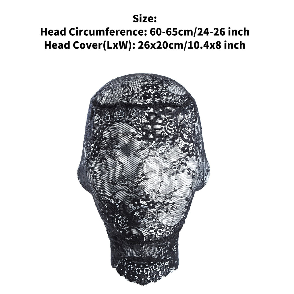 Black Laced Mask