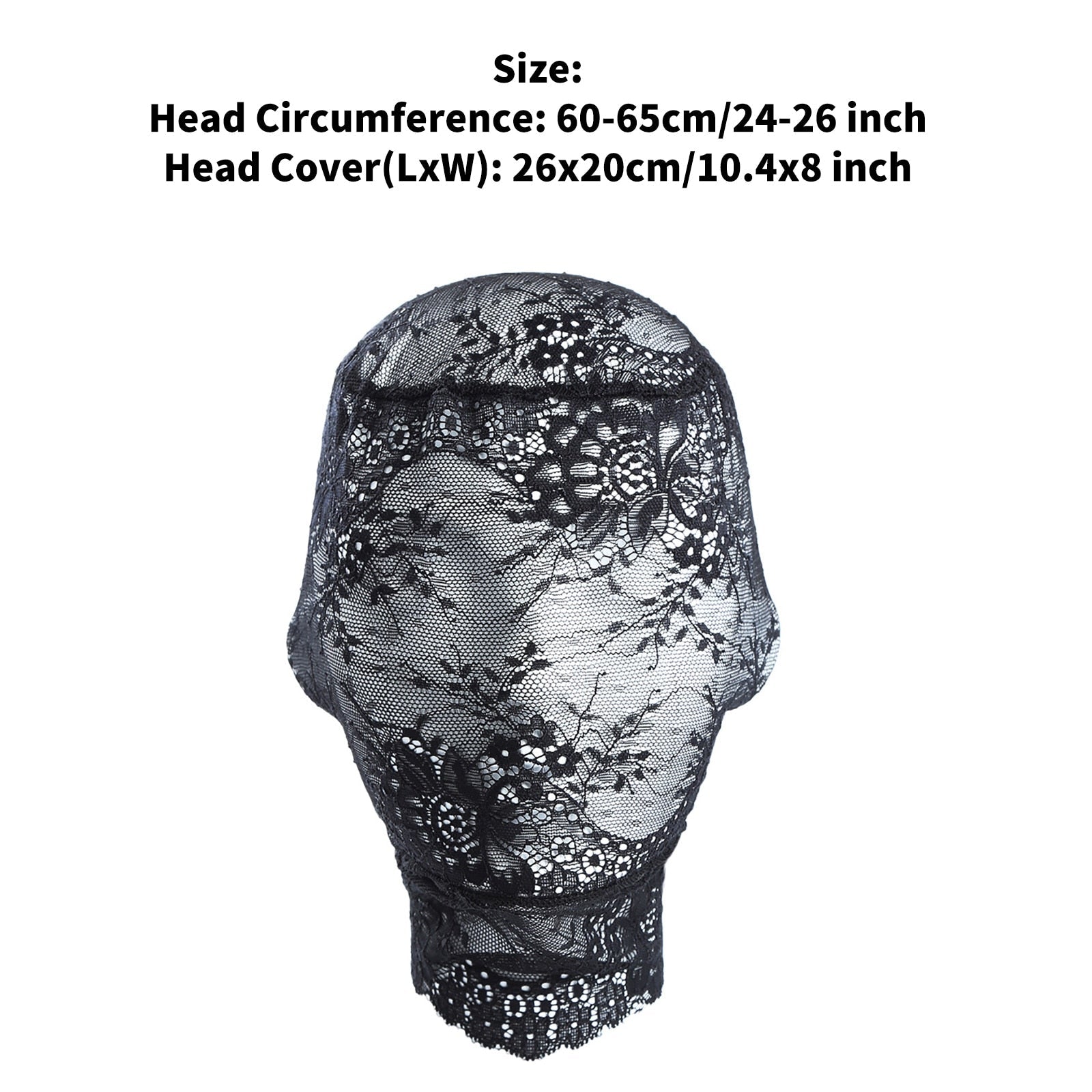 Black Laced Mask