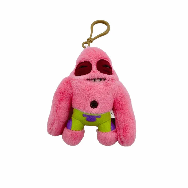 Ugly Spongebob Squarepants Patrick Star Keychain